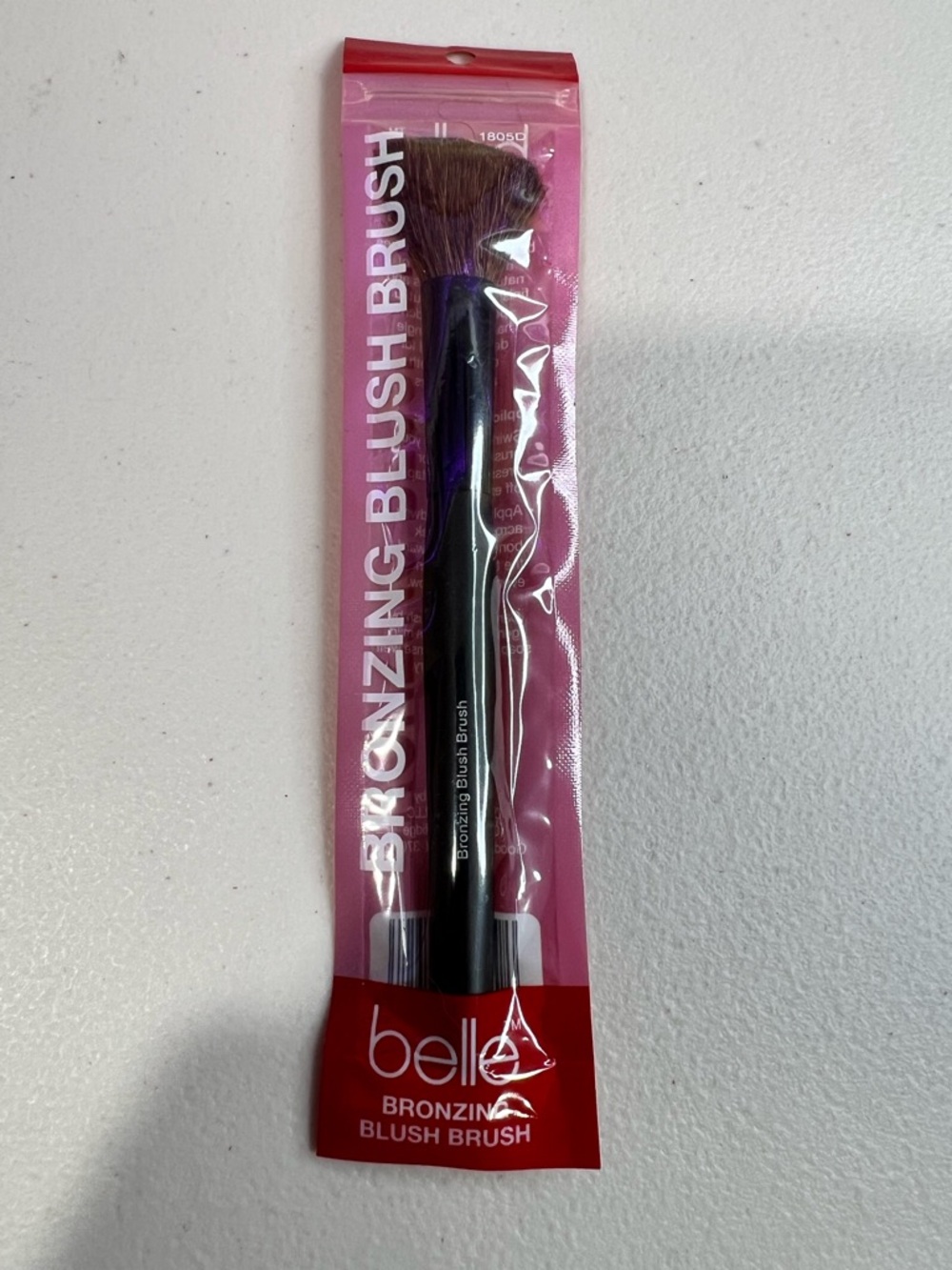 Belle Bronzing Blush Brush — Pink Packaging & Black Handle